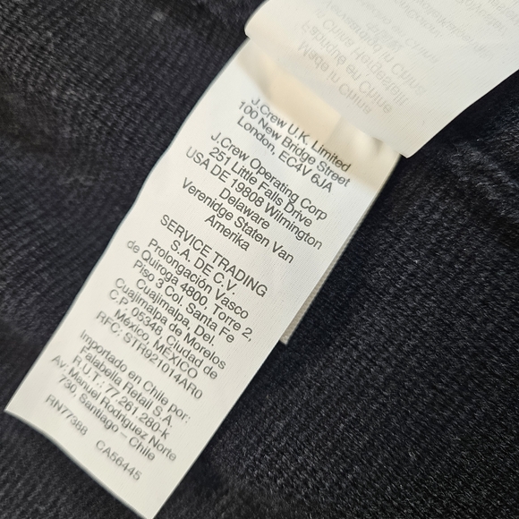 J.Crew Juliette Collarless Sweater Blazer Linen Blend Size Small Black EUC - Picture 6 of 10